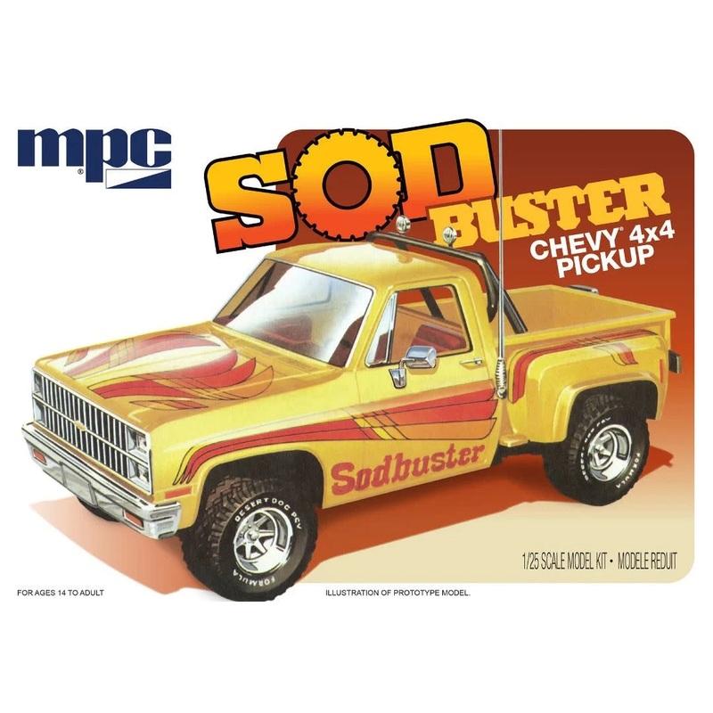 1981 Chevy Stepside 4X4 Pickup Sod Buster  (1/25)