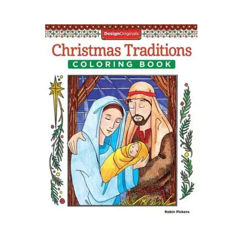 Christmas Traditions Colouring Book