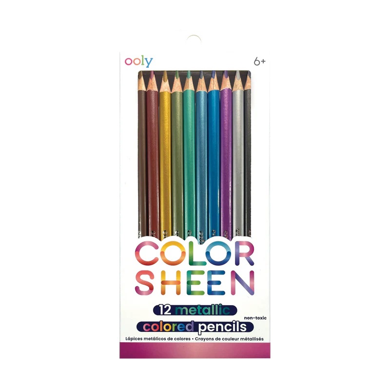 Color Sheen Metallic Colored Pencils (Set of 12)