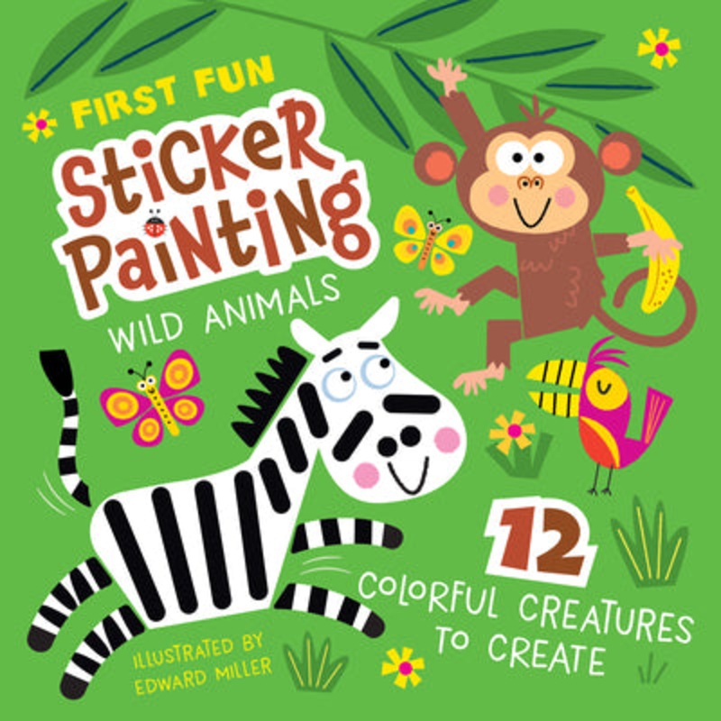 First Fun: Sticker Painting Wild Animals