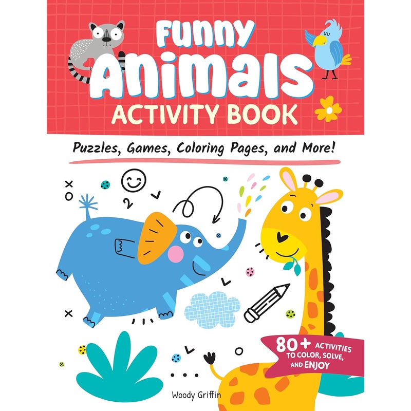 Funny Animals Activity Book