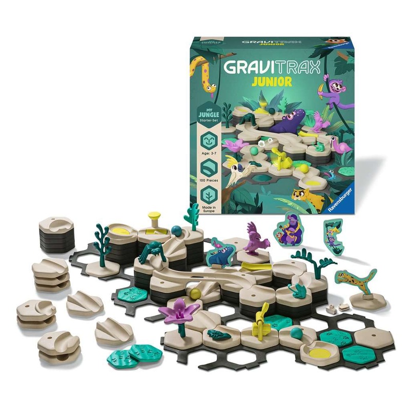 GraviTrax Junior: Marble Course - Starter Kit My Jungle