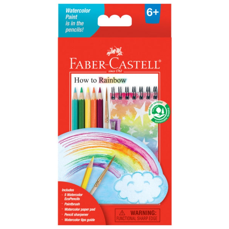 How To Rainbow: Watercolor Pencils Starter Set