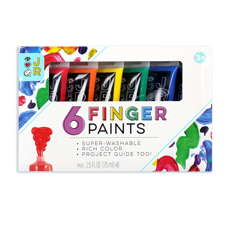 iHeartArt: JR 6 Washable Finger Paints