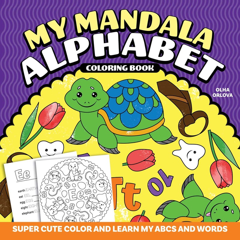 My Mandala Alphabet - Colouring Book