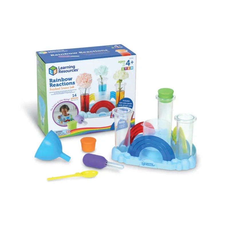 Rainbow Reactions Preschool Science Lab