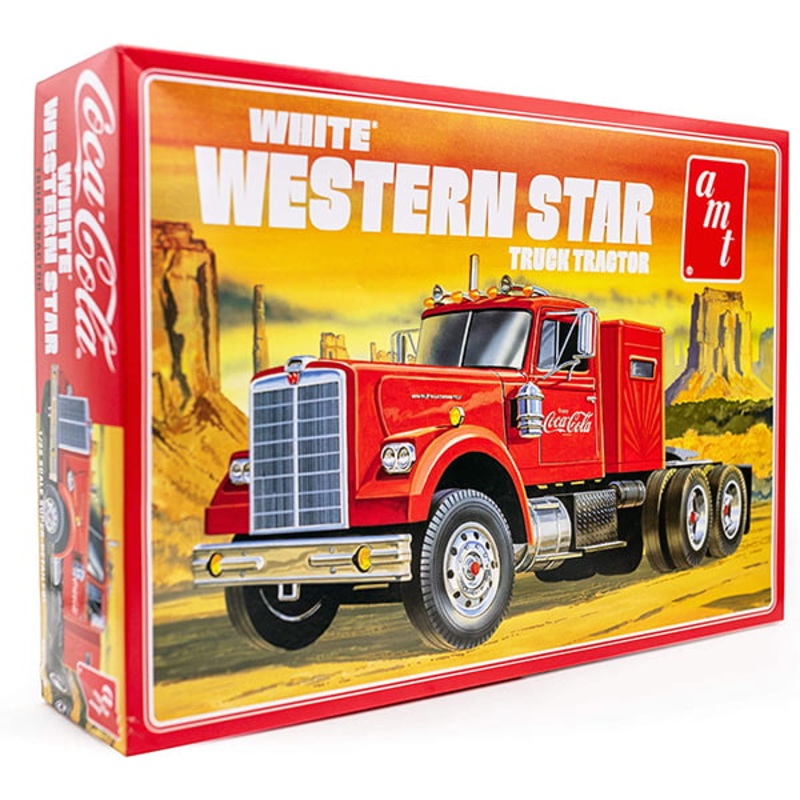 White Western Star Truck Tractor 'Coke' (1/25)