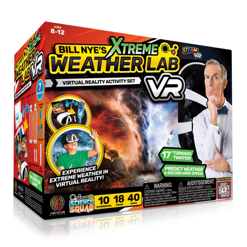 Bill Nye's XTREME WEATHER LAB VR! Virtual Reality Weather Kit