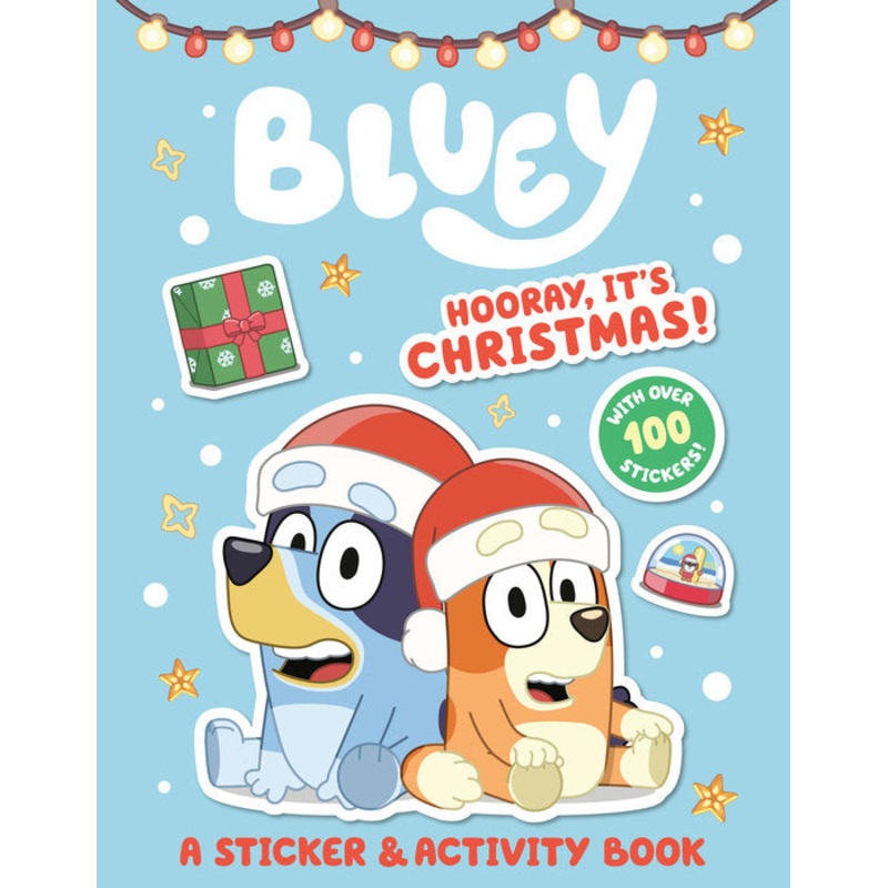 Bluey Hooray It's Christmas Sticker & Activity Book