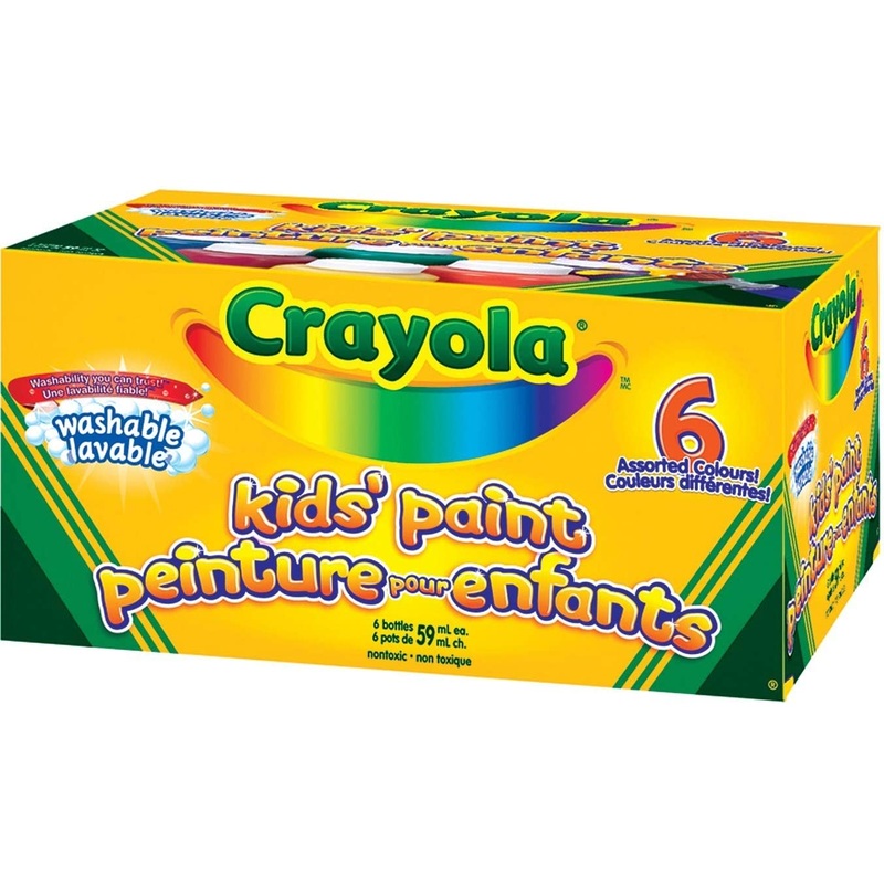 Crayola Paint Jars 6-count 59mL