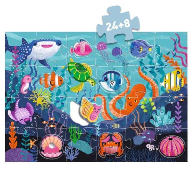 Giant Puzzle - Tactilo Sea (by Djeco)