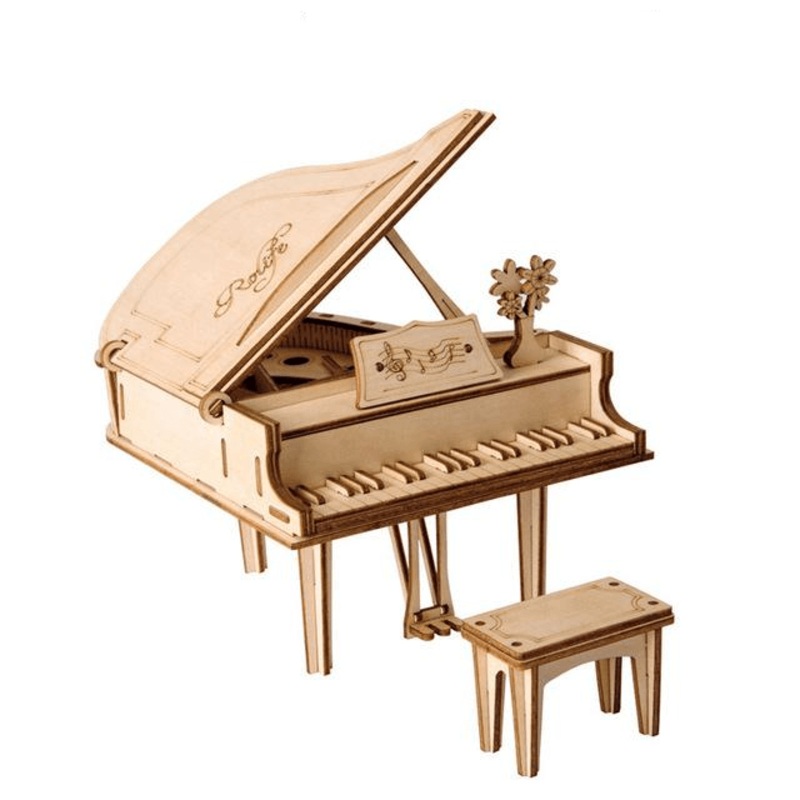 Grand Piano 3D Wooden Puzzle