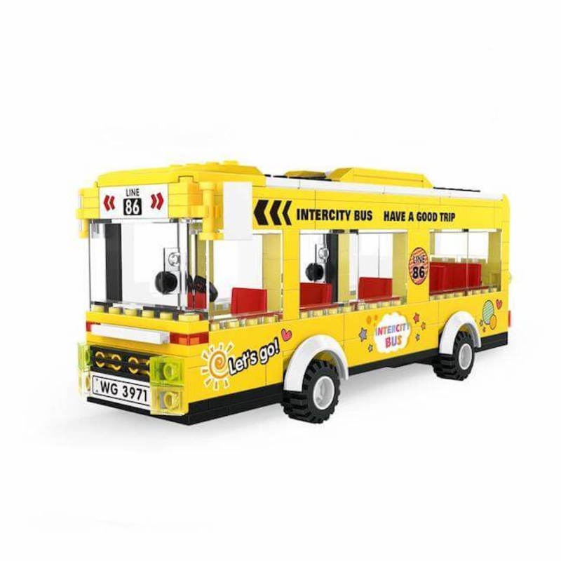 Intercity Yellow Bus