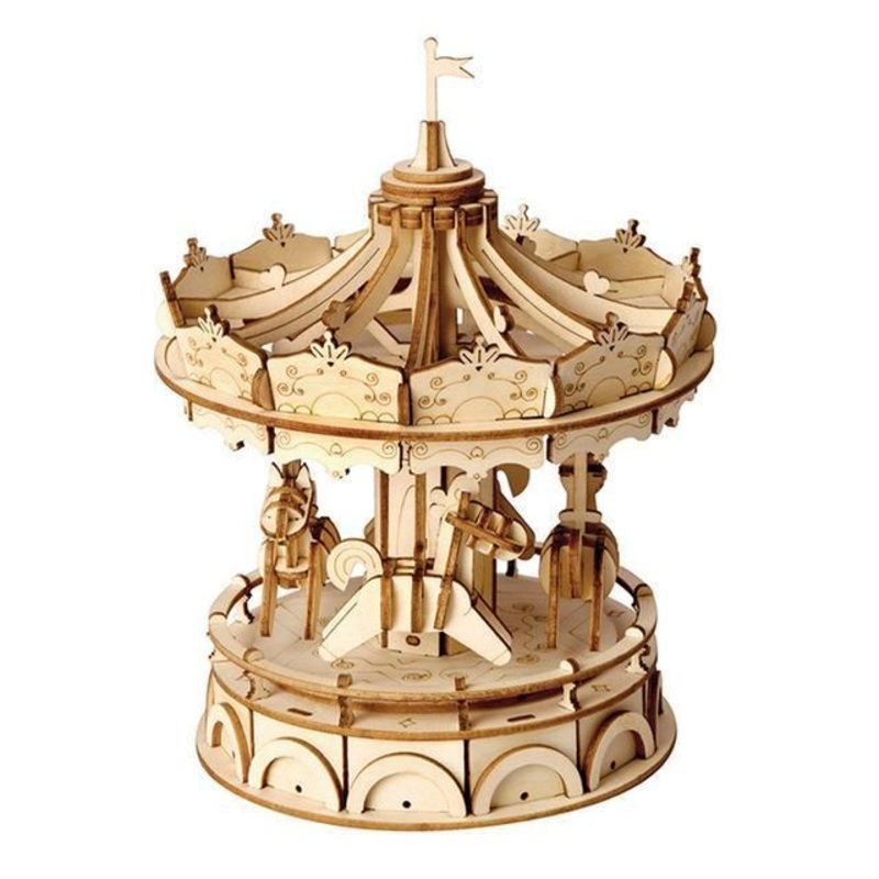 Merry-Go-Round 3D Wooden Puzzle