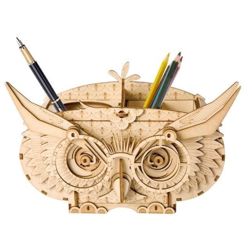 Owl Storage Box 3D Wooden Puzzle