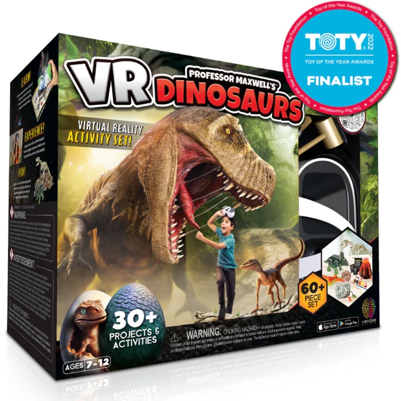 Professor Maxwell's VR Dinosaurs! Virtual Reality Dinosaur Activity Kit