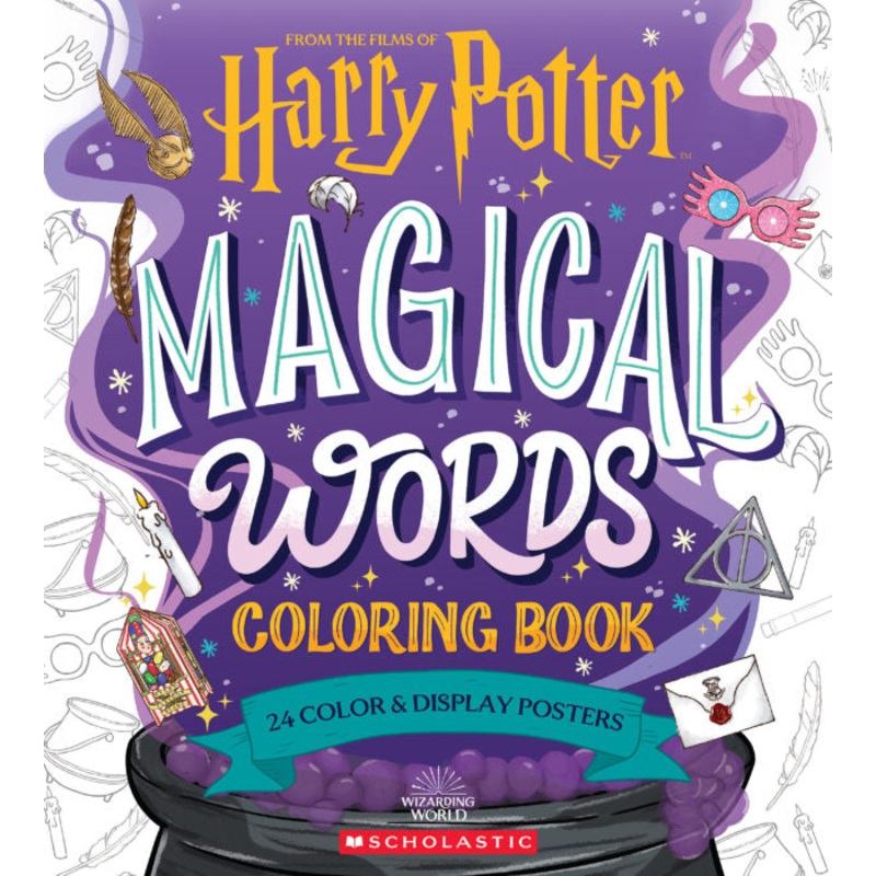 The Official Harry Potter Magical Words Colouring Book