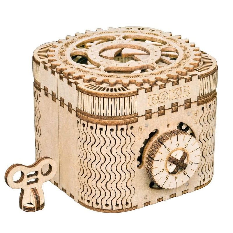 Wooden Puzzle Treasure Box