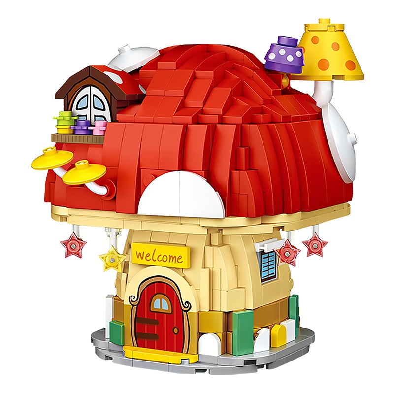 Tiny Happy Mushroom House