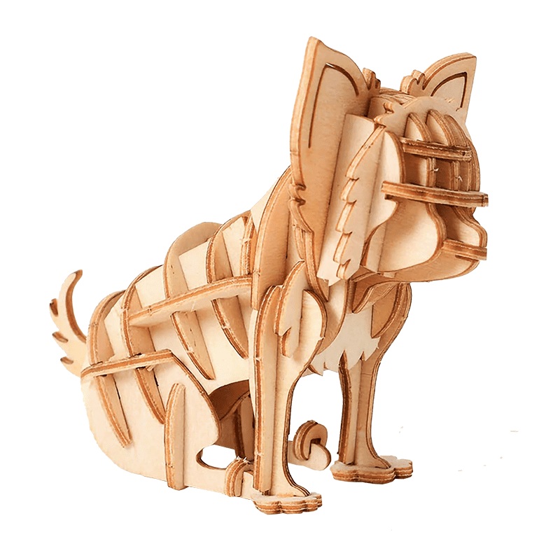 Wooden Chihuahua Puzzle