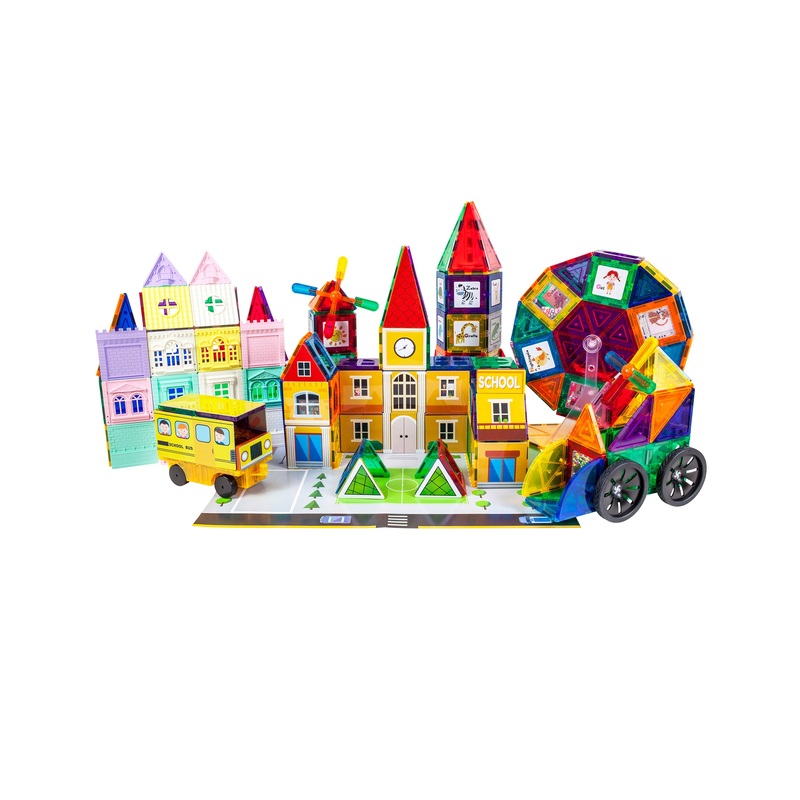 3in1 School, Hospital, and Police Station Building Blocks Set