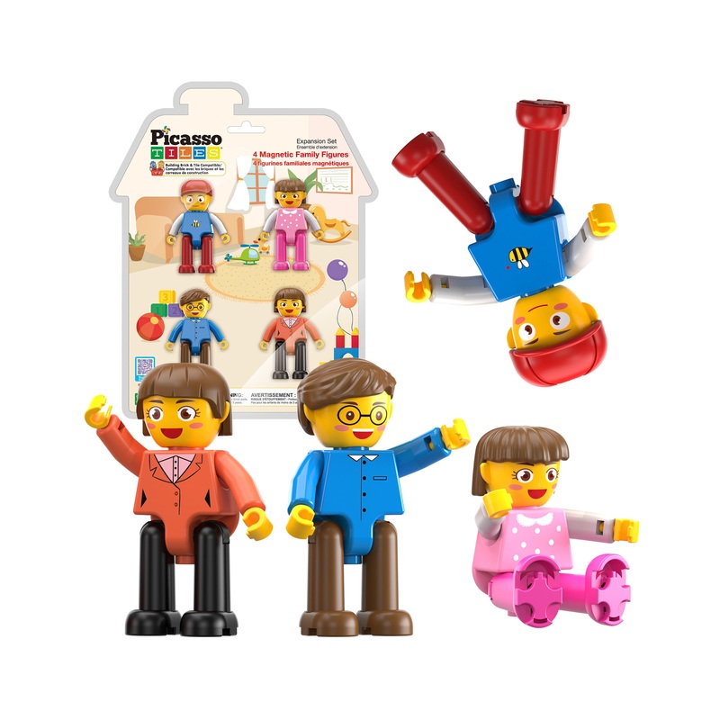 4 Piece Family Character People Figure Set