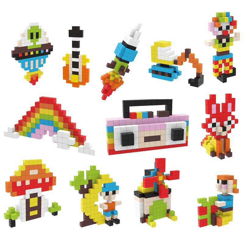 400pc Magnetic Mini Pixel Puzzle Cubes