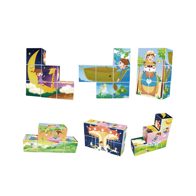 6 Piece Magnetic Magic Puzzle Cube Set