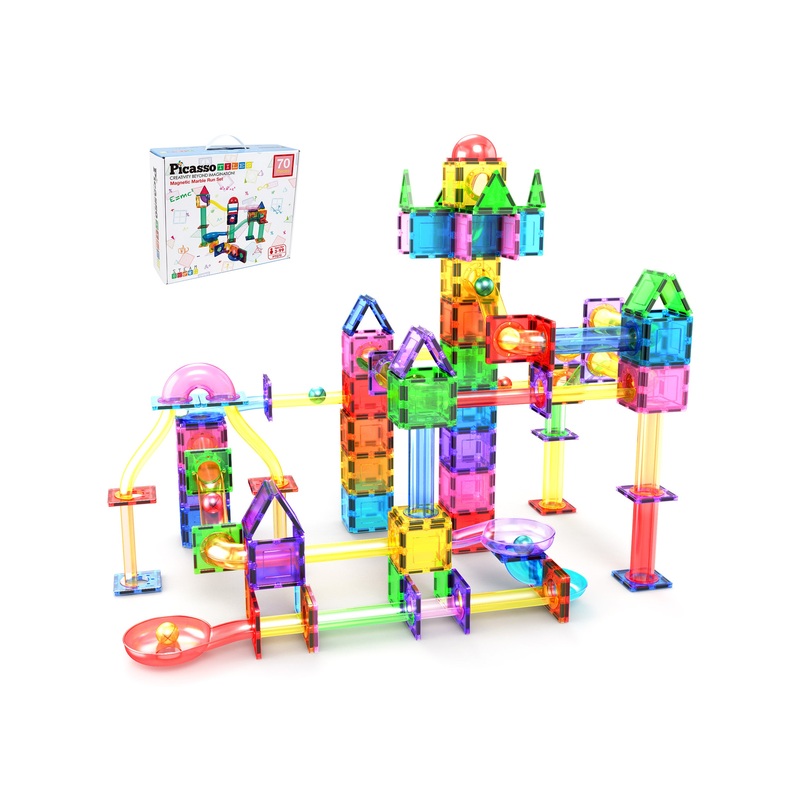 70pc Marble Run Building Blocks Set
