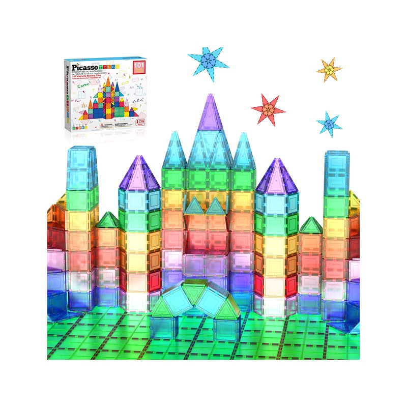 Classic 101 Piece Magnetic Building Block Playset
