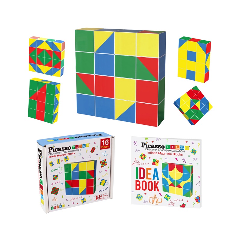 Geometry Patterns Magnetic Puzzle Cube Set