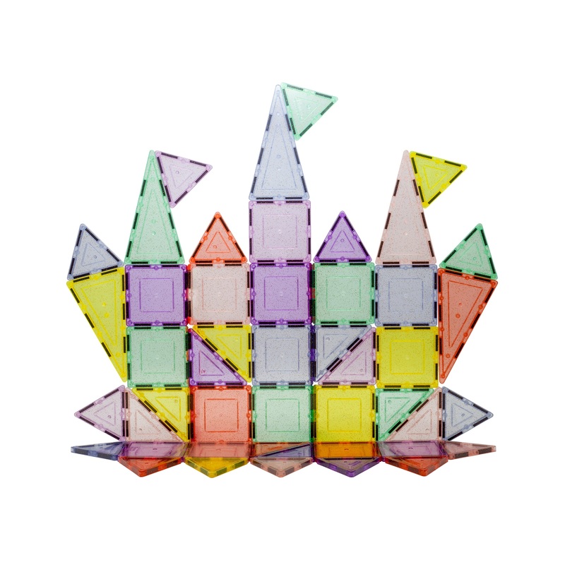 Glitter Magnetic Tiles Building Set