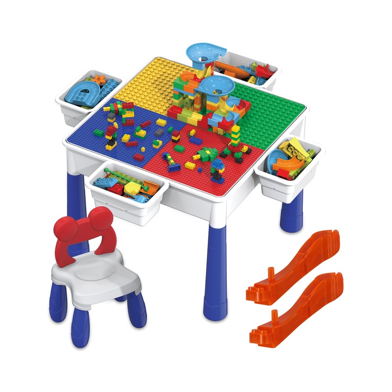 Large Building Blocks Activity Center Table & Chair Set