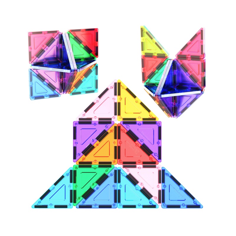 Magnet Tile 12 Piece Right Triangle Expansion Pack