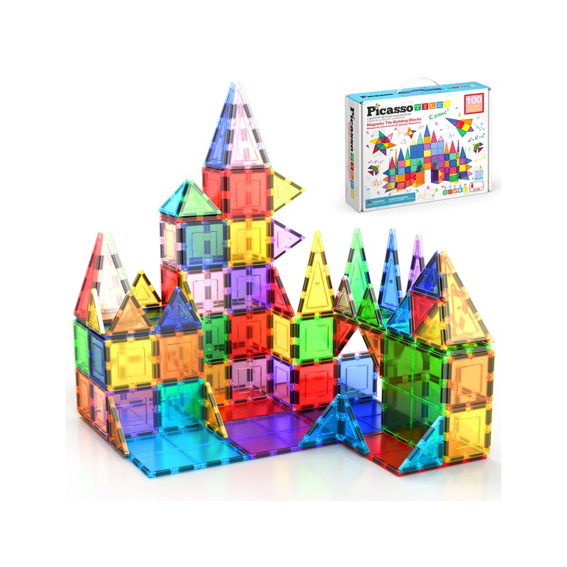 Magnetic Tile Classic 100 Piece Building Set
