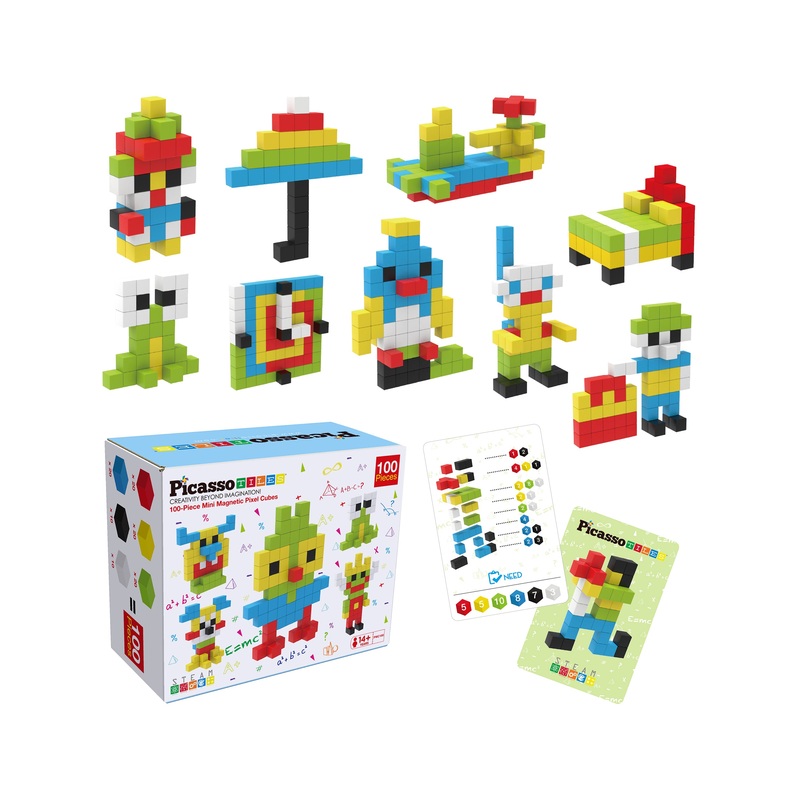 Pixel Mini Magnetic Cube Puzzle 100pcs