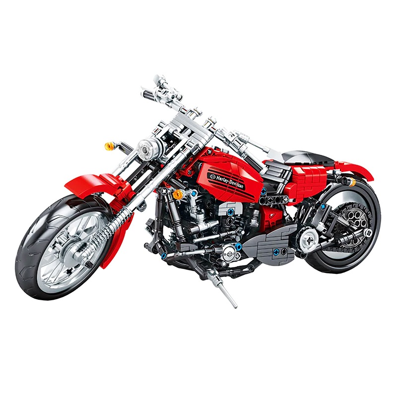 Red Harley Motorcycle