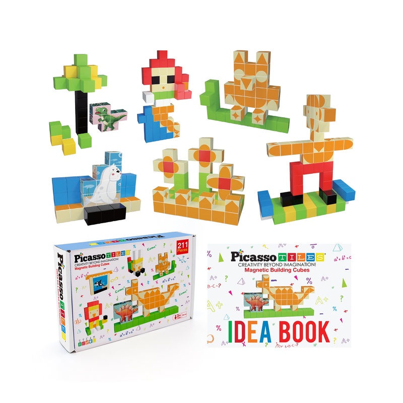 103 Piece Pixel Magnetic Puzzle Cube Set