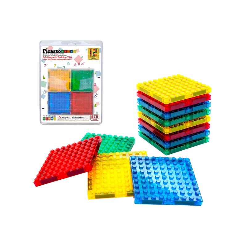 12pc Magnet Tile and Brick Block Combo Set