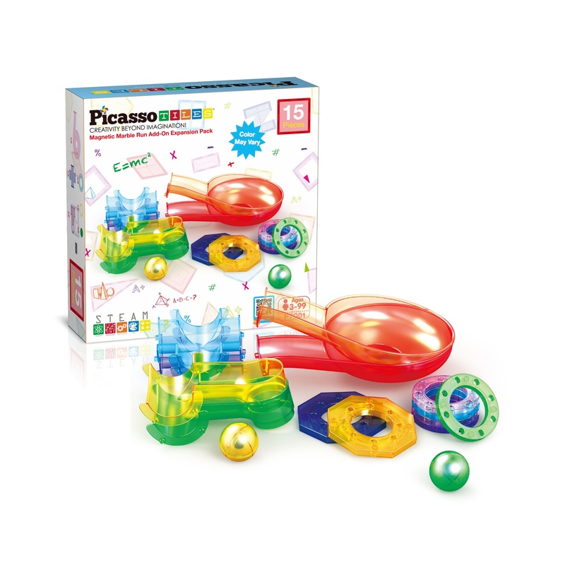 15pc Marble Run Expansion Pack Sets