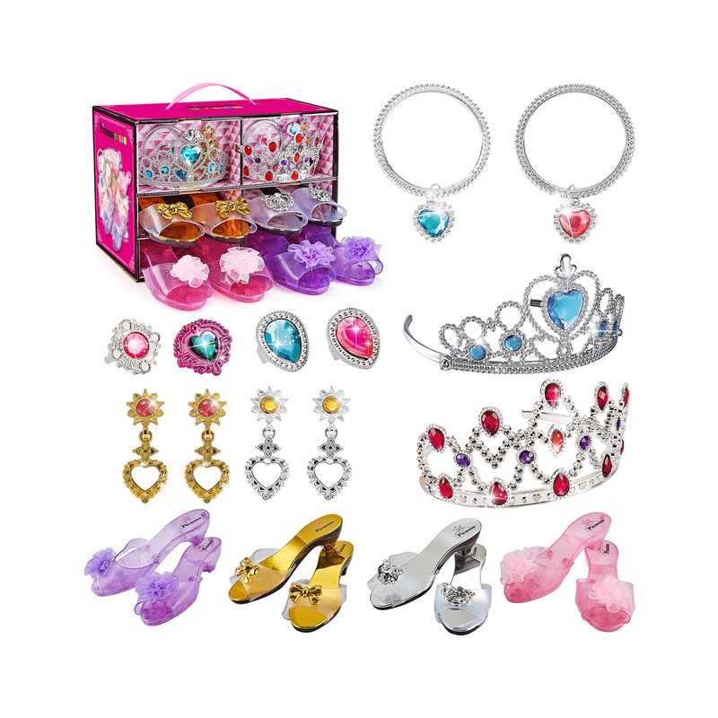 20 Piece Fairytale Royal Princess Dress Up Kit