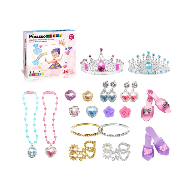 24 Piece Fairytale Royal Princess Dress Up Set