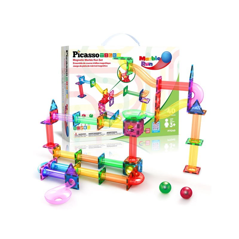 40pc Marble Run Building Blocks Connecting Set