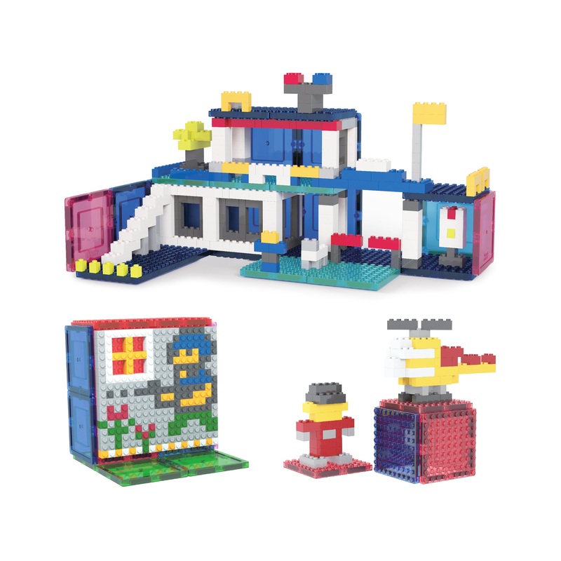 512 Piece Magnetic Brick Tile and Brick Building Set