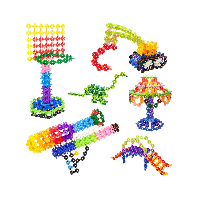 550 Piece Building Construction Toy Interlocking Chips