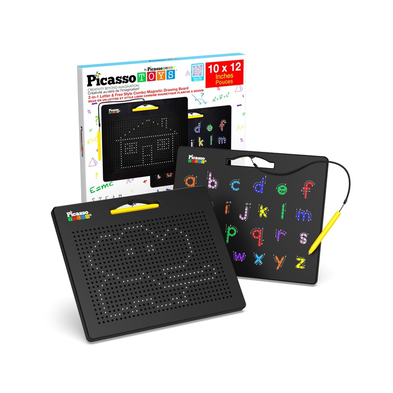Double-Sided Magnetic Drawing Board Alphabet Letter and Freestyle