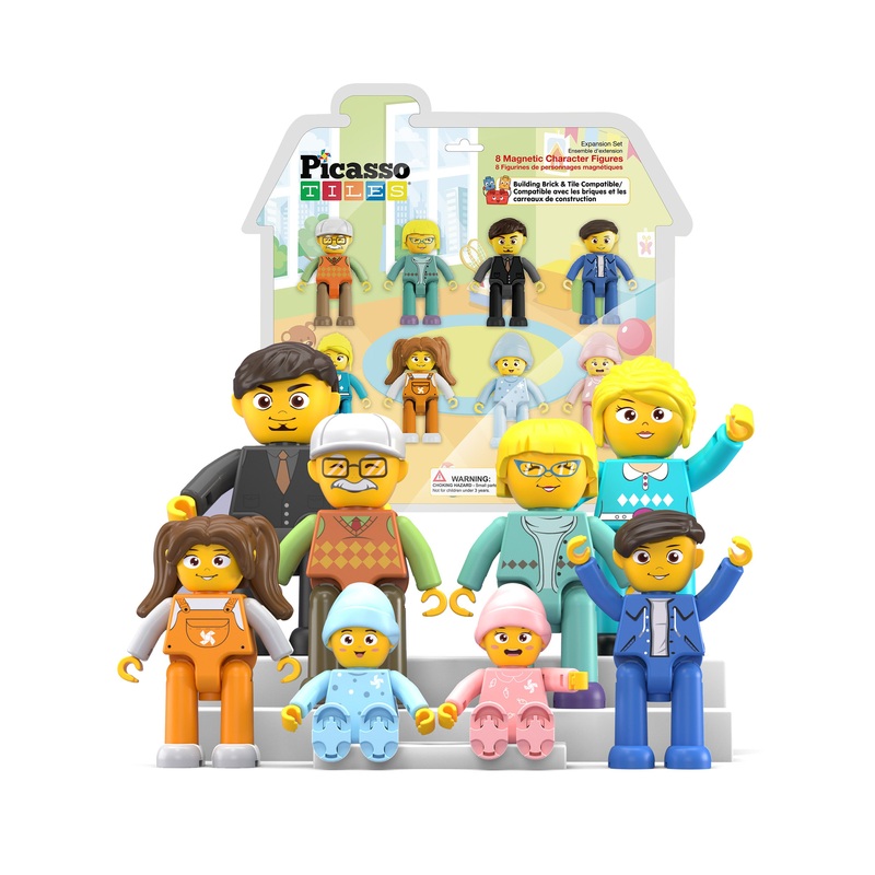 Family Character Action Figure Magnet Toys