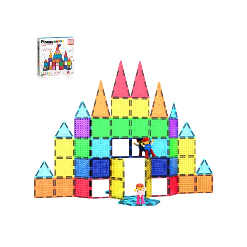 Magnetic Tile Brick Block STEM Learning Set