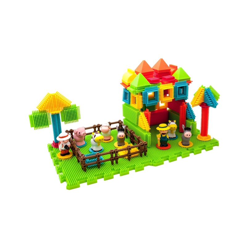 Soft Building Blocks Hedgehog Farm Set