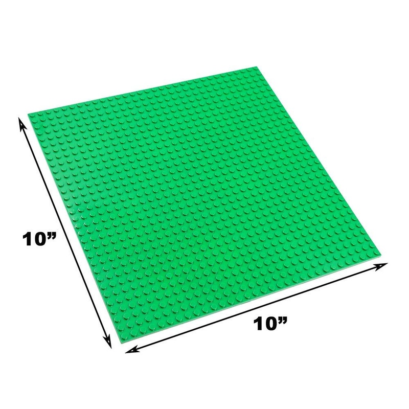 Base Plate Board for Building Blocks Bricks (10 x 10) - Compatible with all major Brands